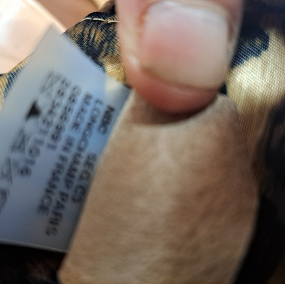 Longchamp Python embossed beish bag - Picture 10 of 16